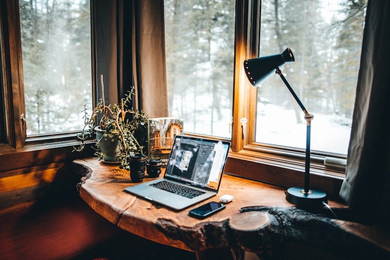 Warm personal development workspace