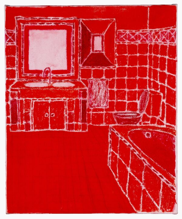 Red Bathroom