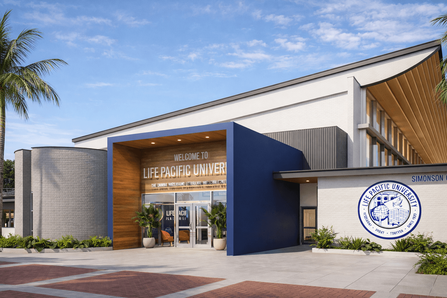 Backyard photo featuring a large patio for outdoor entertaining.