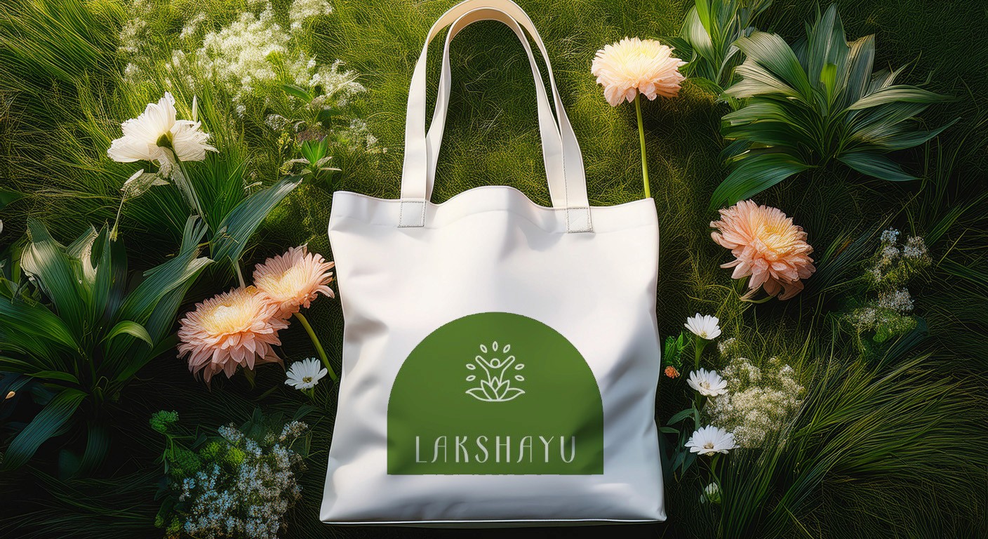 Totebag in nature