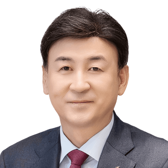 Portrait of a young man on a blue background