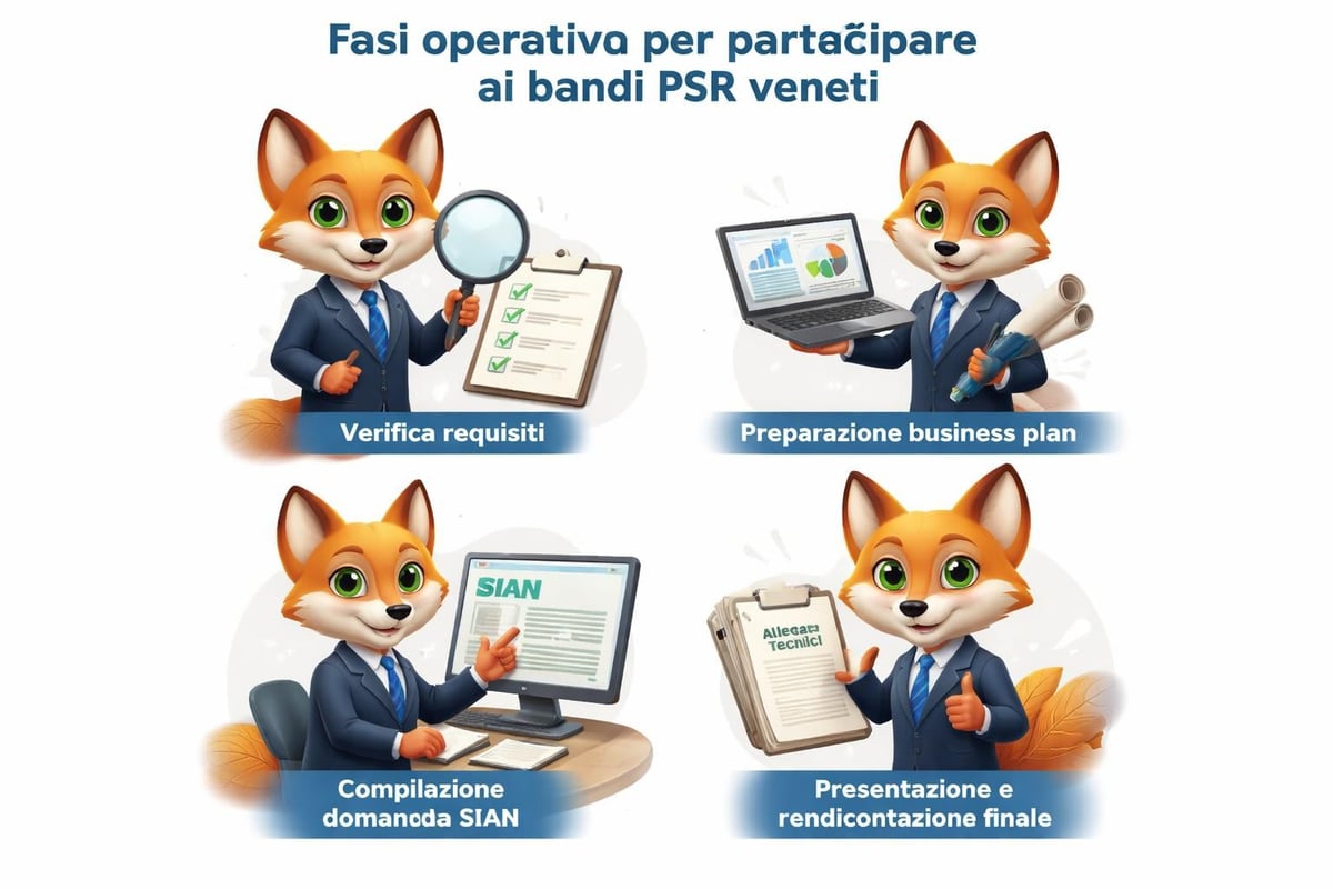 Processo candidatura bandi agricoltura Veneto