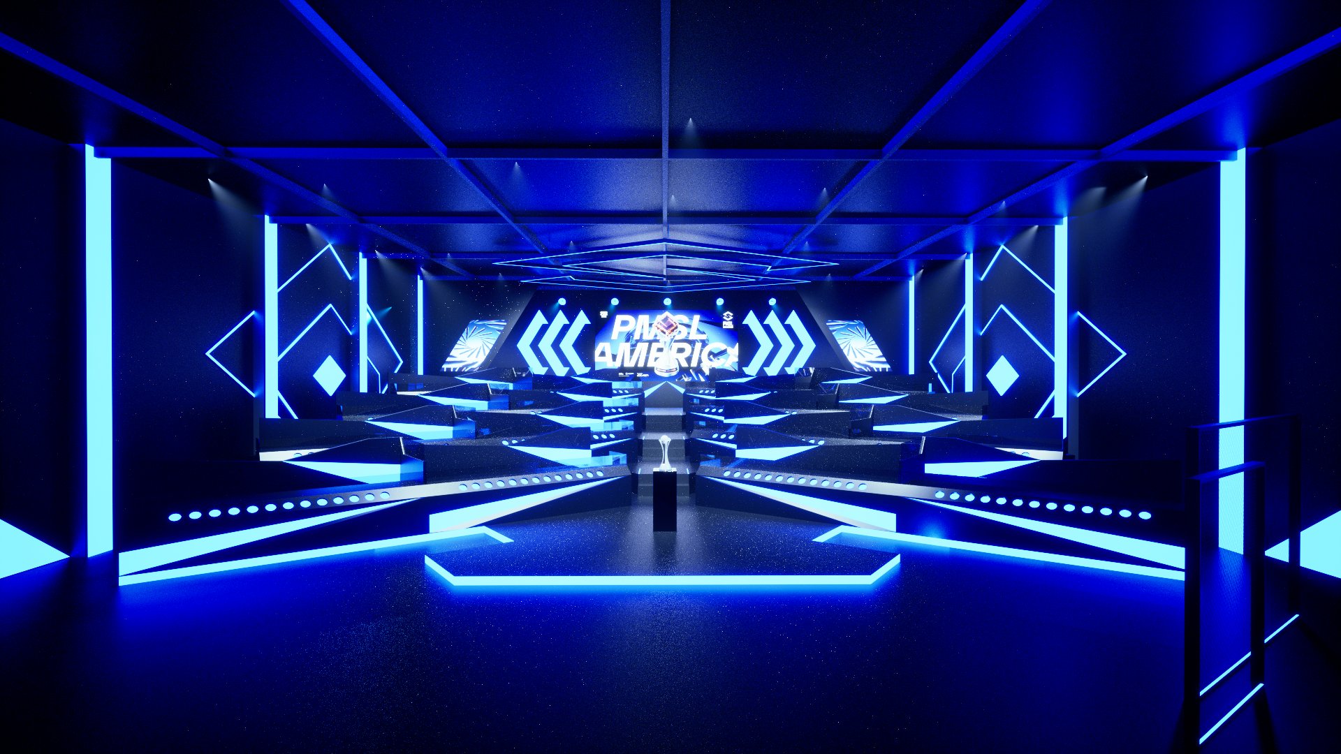 Animated NFA brand identity introducing the platform as a next-generation esports experience.