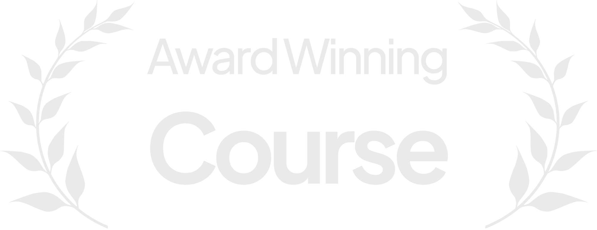Award Winning Course Badge 