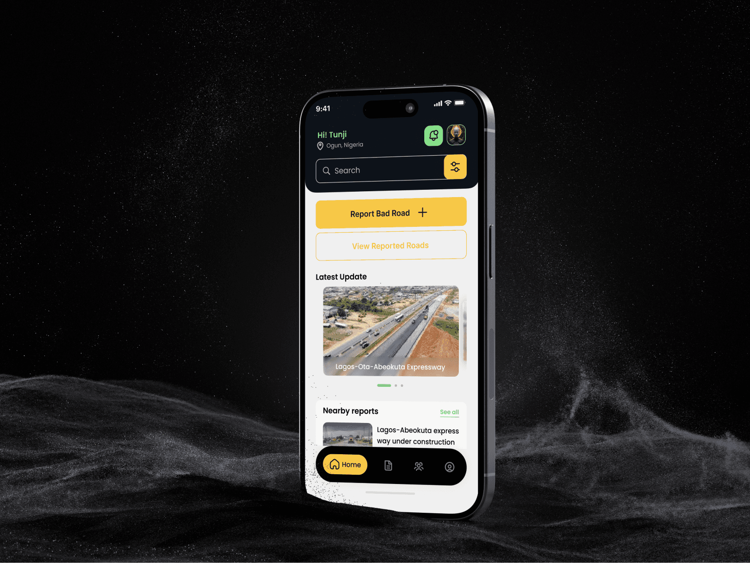 Project showcase laptop mockup