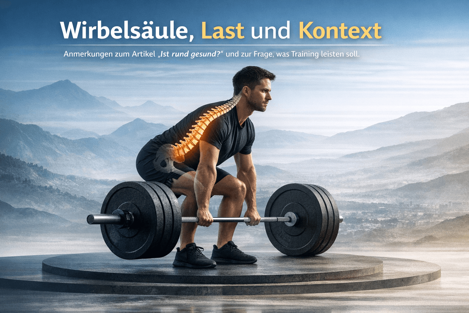 Wirbelsäule, Last und Kontext