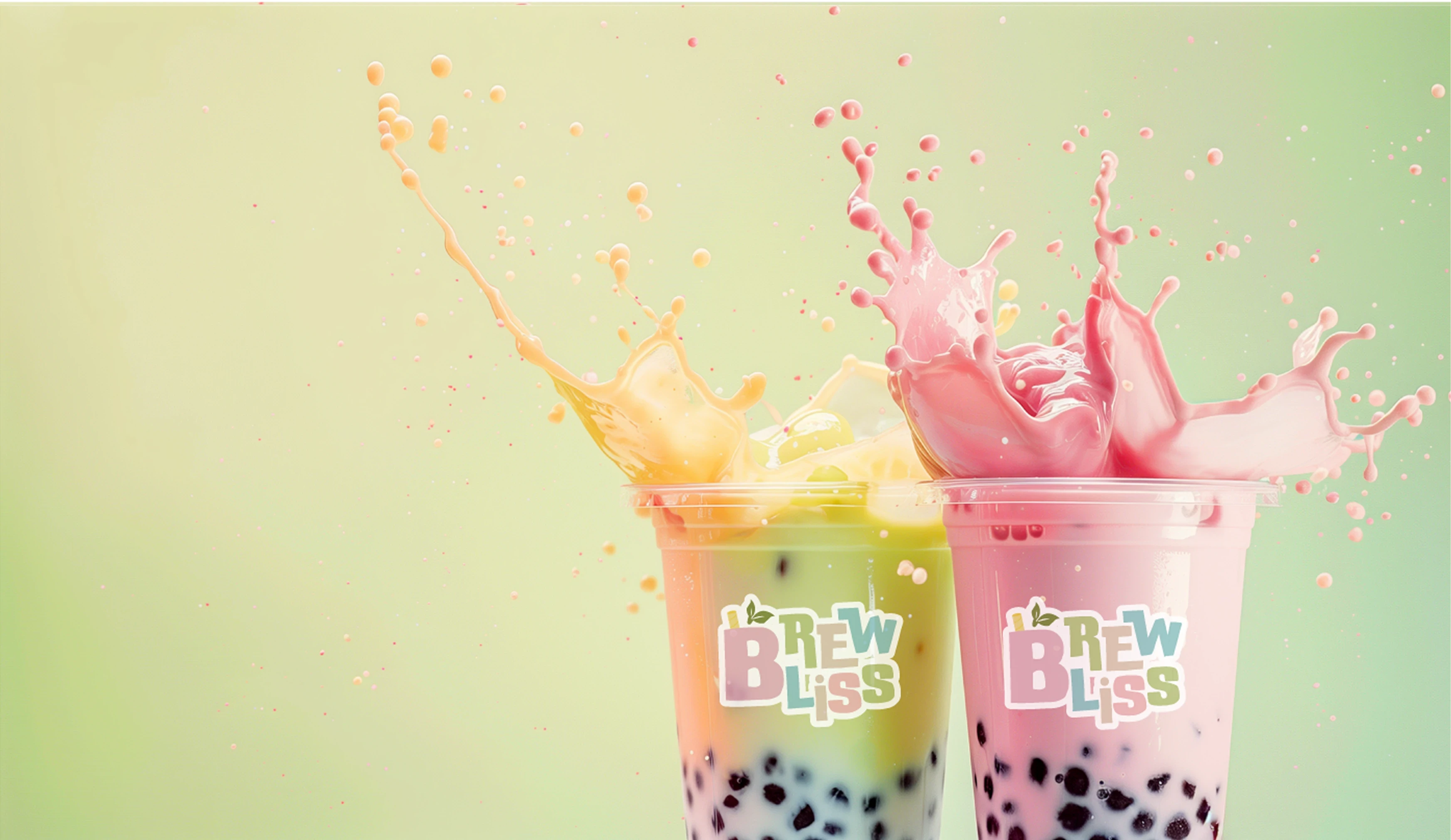 Mockup Bubble tea