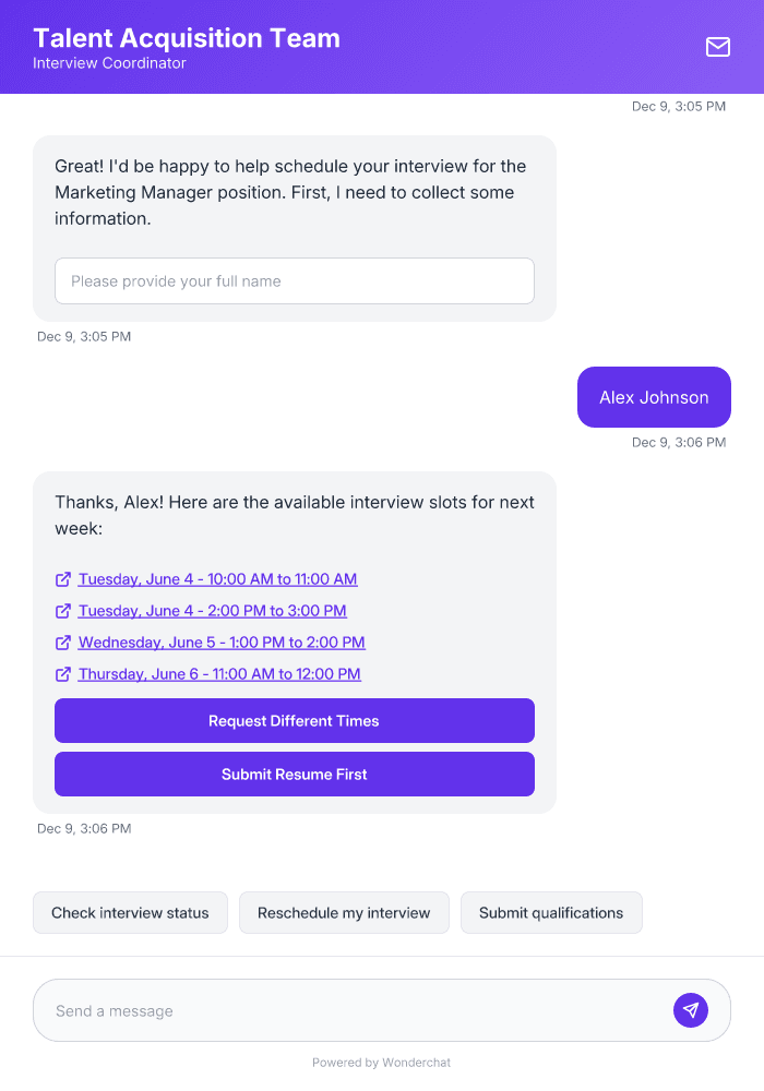 Interview Coordinator AI Agent Template