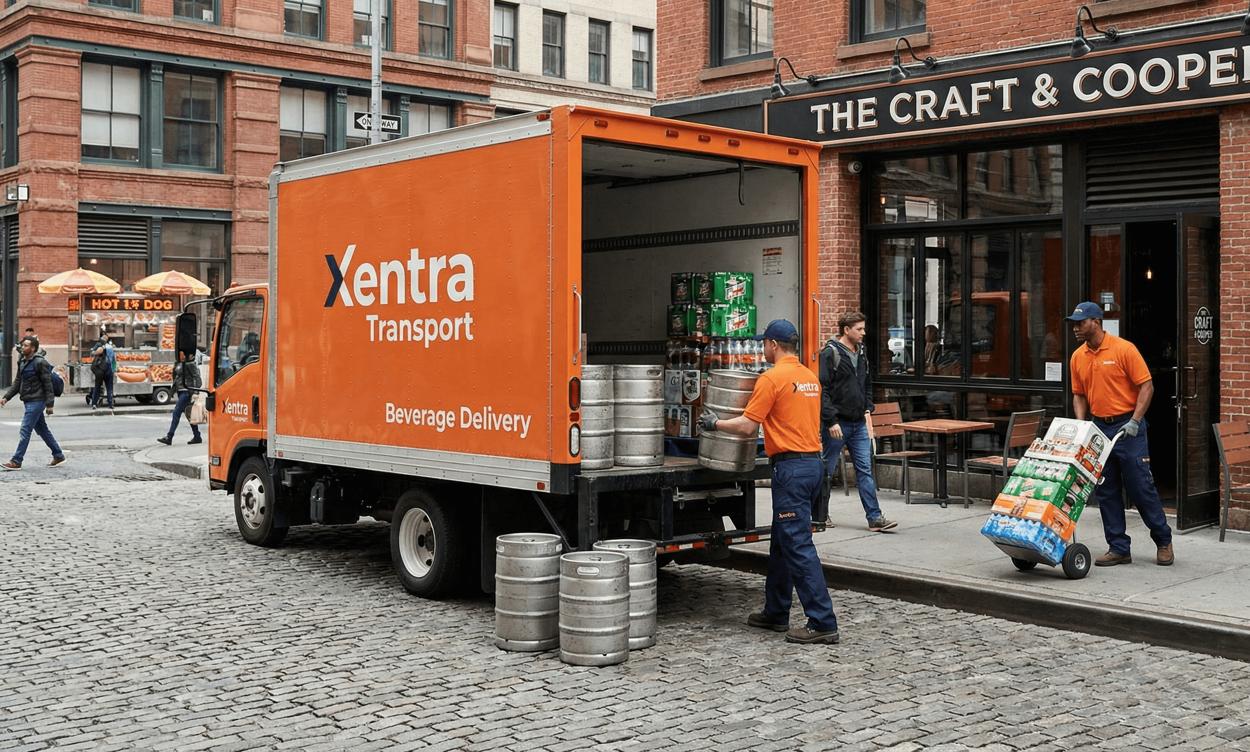 wholesale beverage delivery to restaurants and bars in New York City