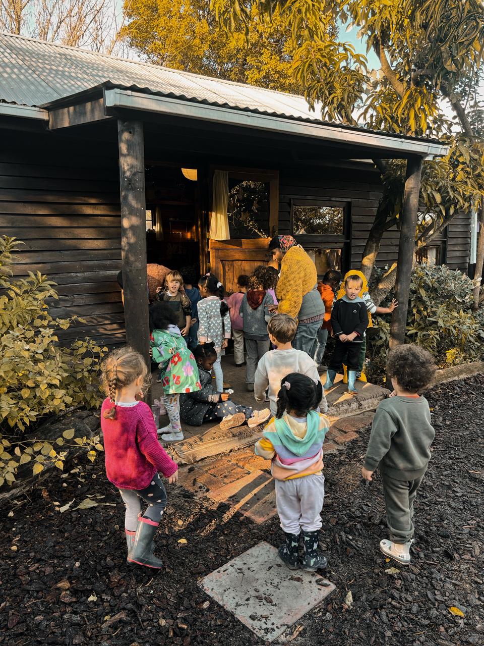 Kids on an excursion 