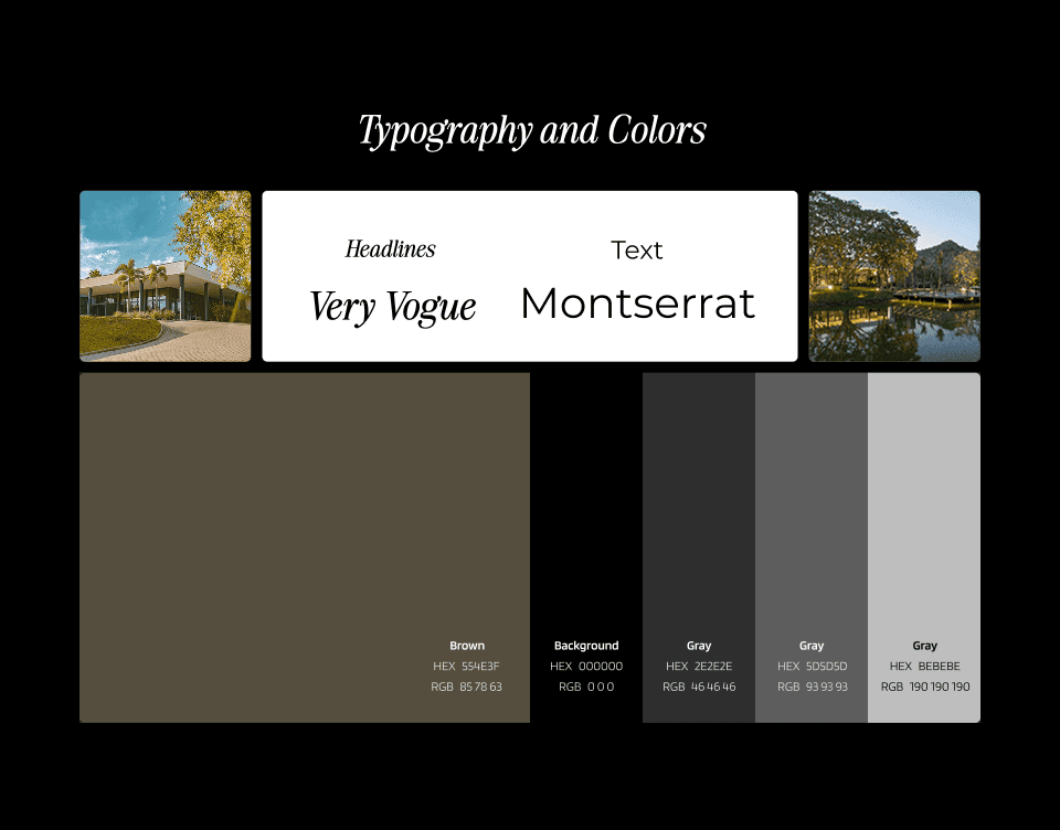 Montelago Color And Typography