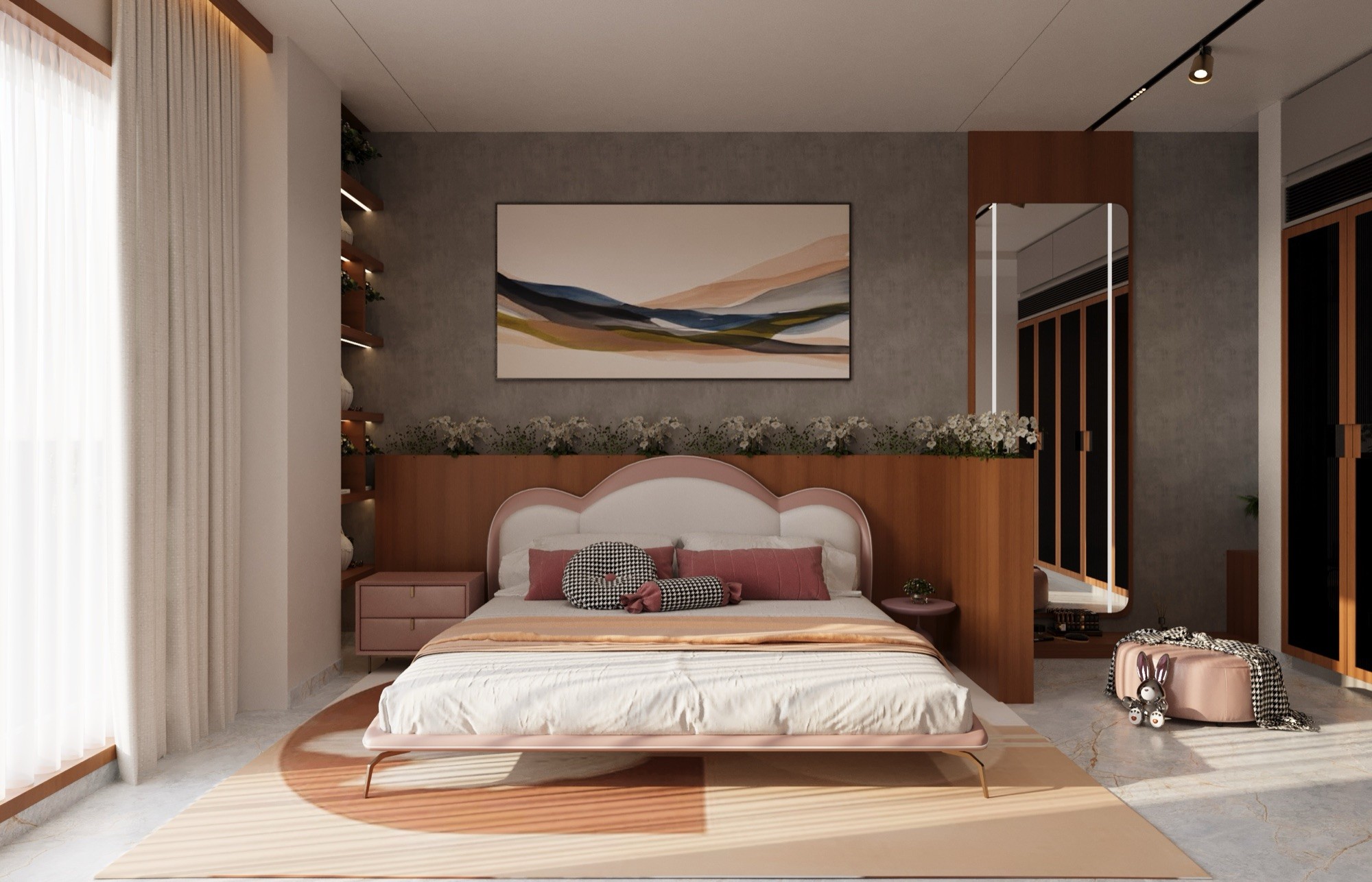 Doshi: 3D render of a flat by The Auura, image 10