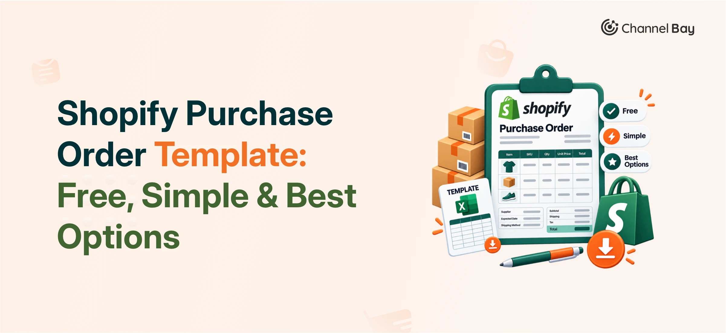 Shopify Purchase Order Template