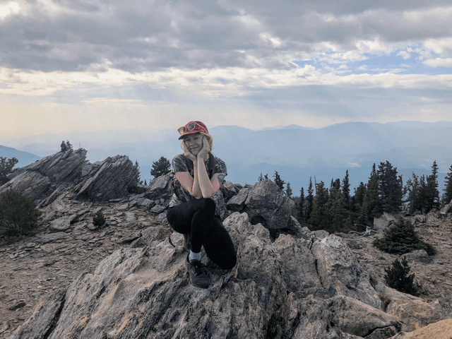 photo of Allison on a hike