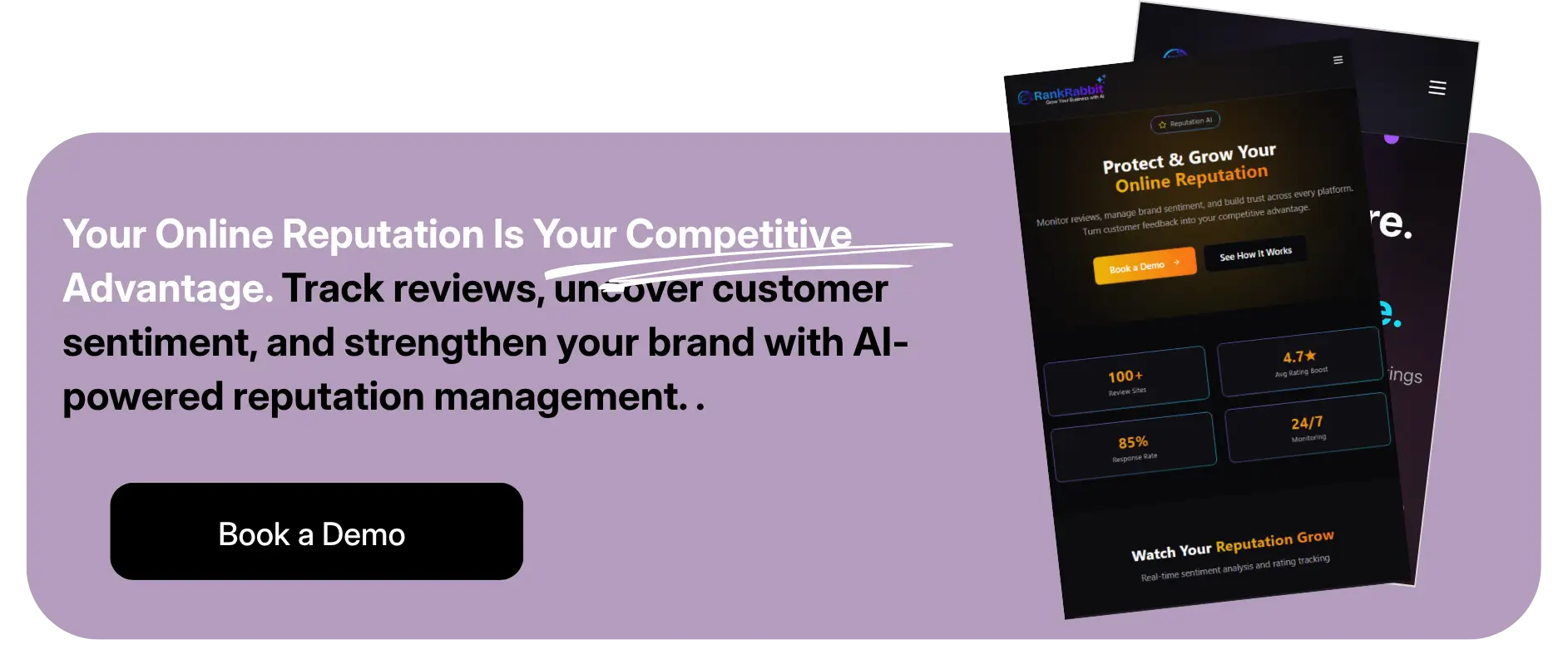 Call-to-action for Rank Rabbit AI