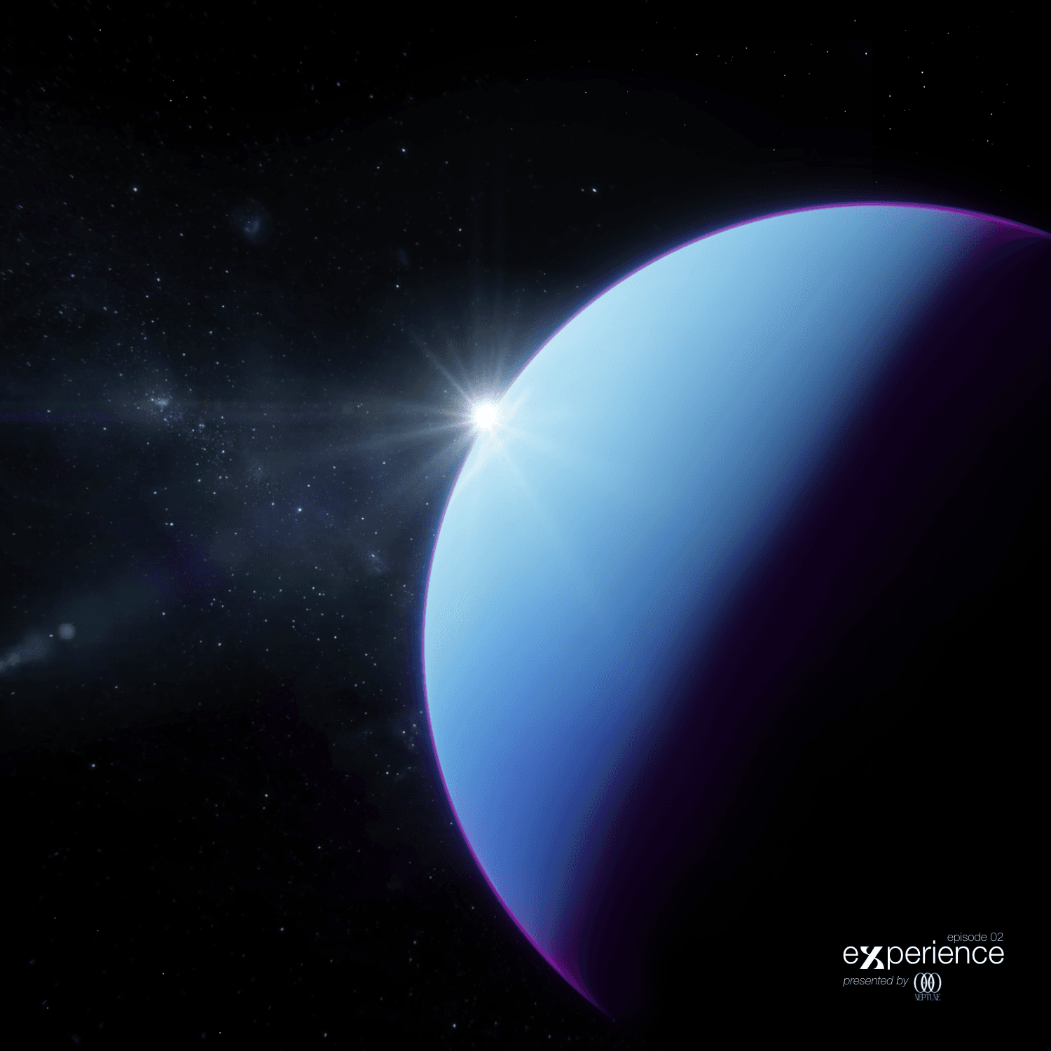 Vue sur Neptune
