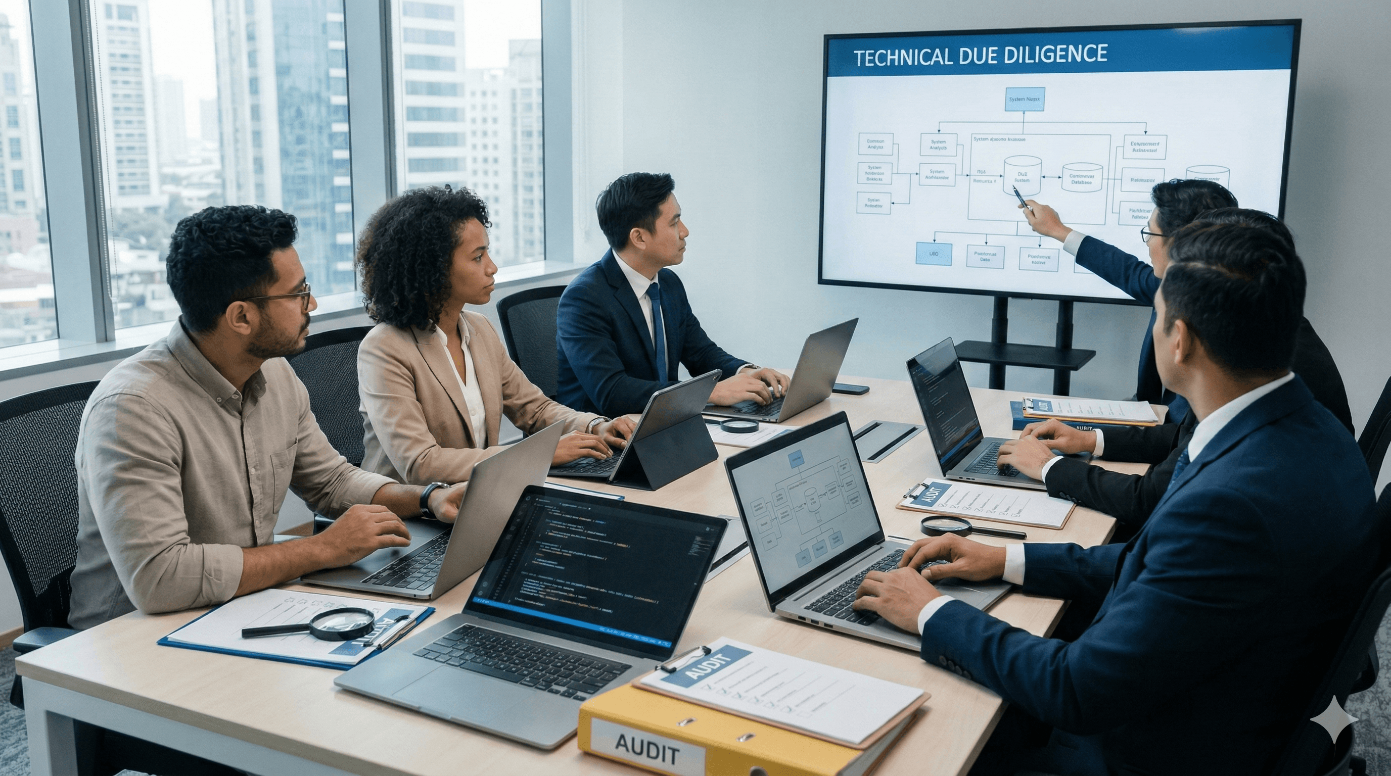 A close-up of a hand holding a small pine cone with a blurred natural background.
