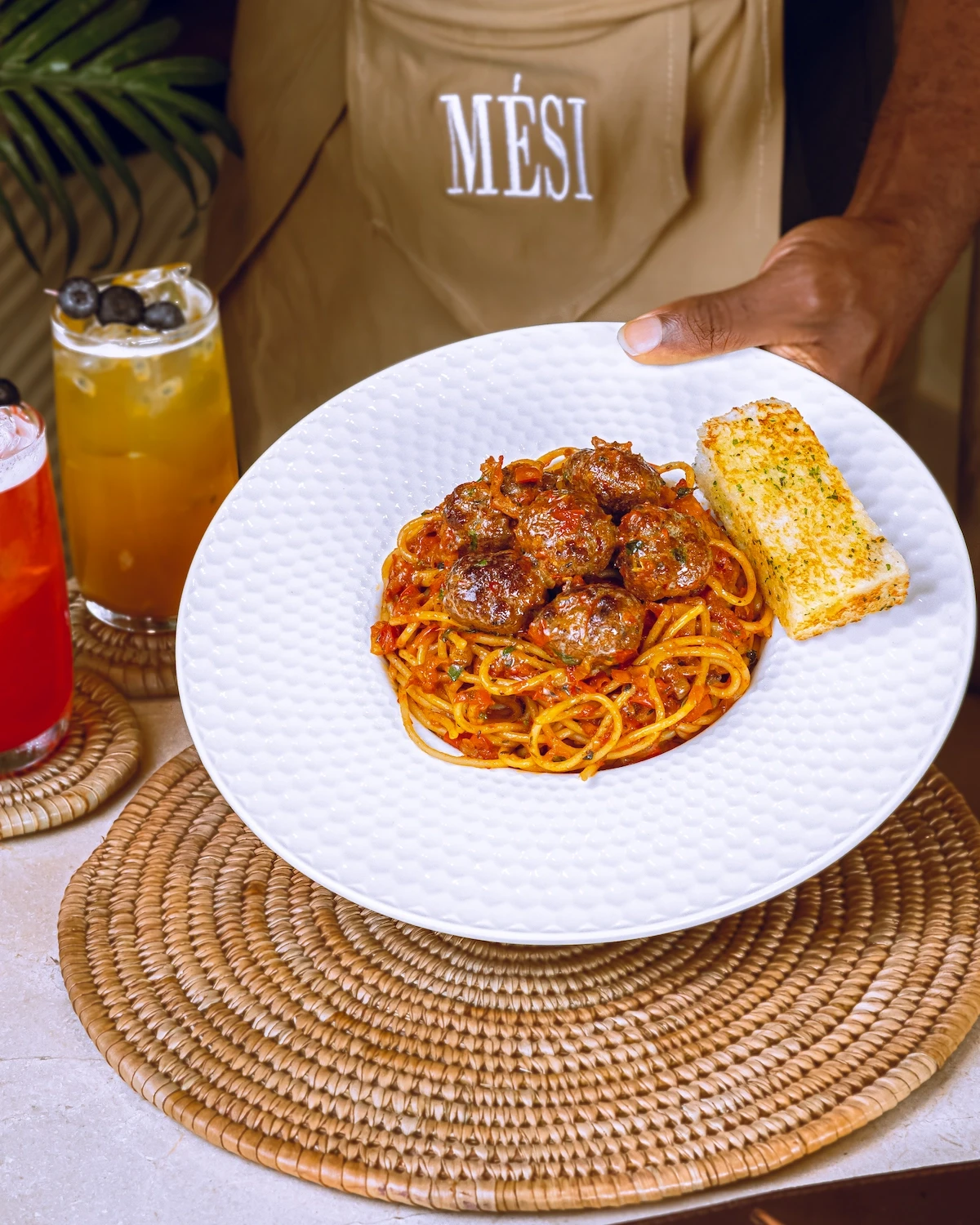 a plate of food