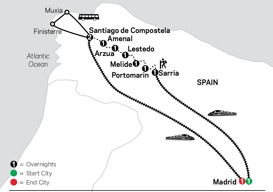 The Camino, a Walking Journey for the Soul  Cosmos Itinerary