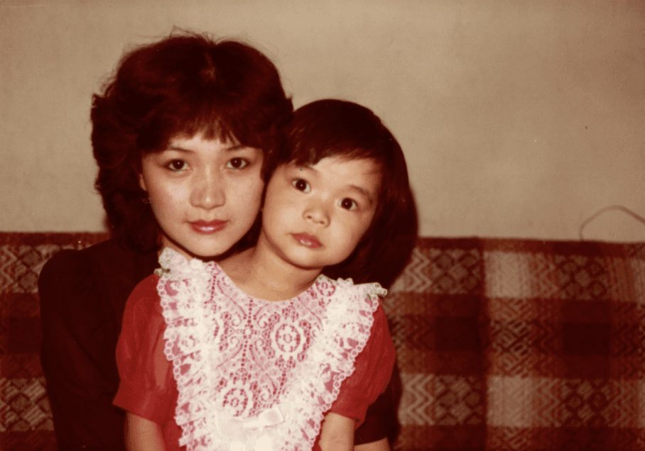 Childhood photo of the author