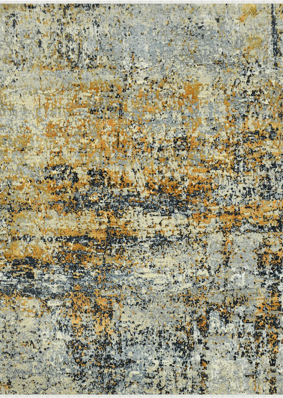 Glamour 81 rug in Wool-Silk Blend, additional view – Angan Living