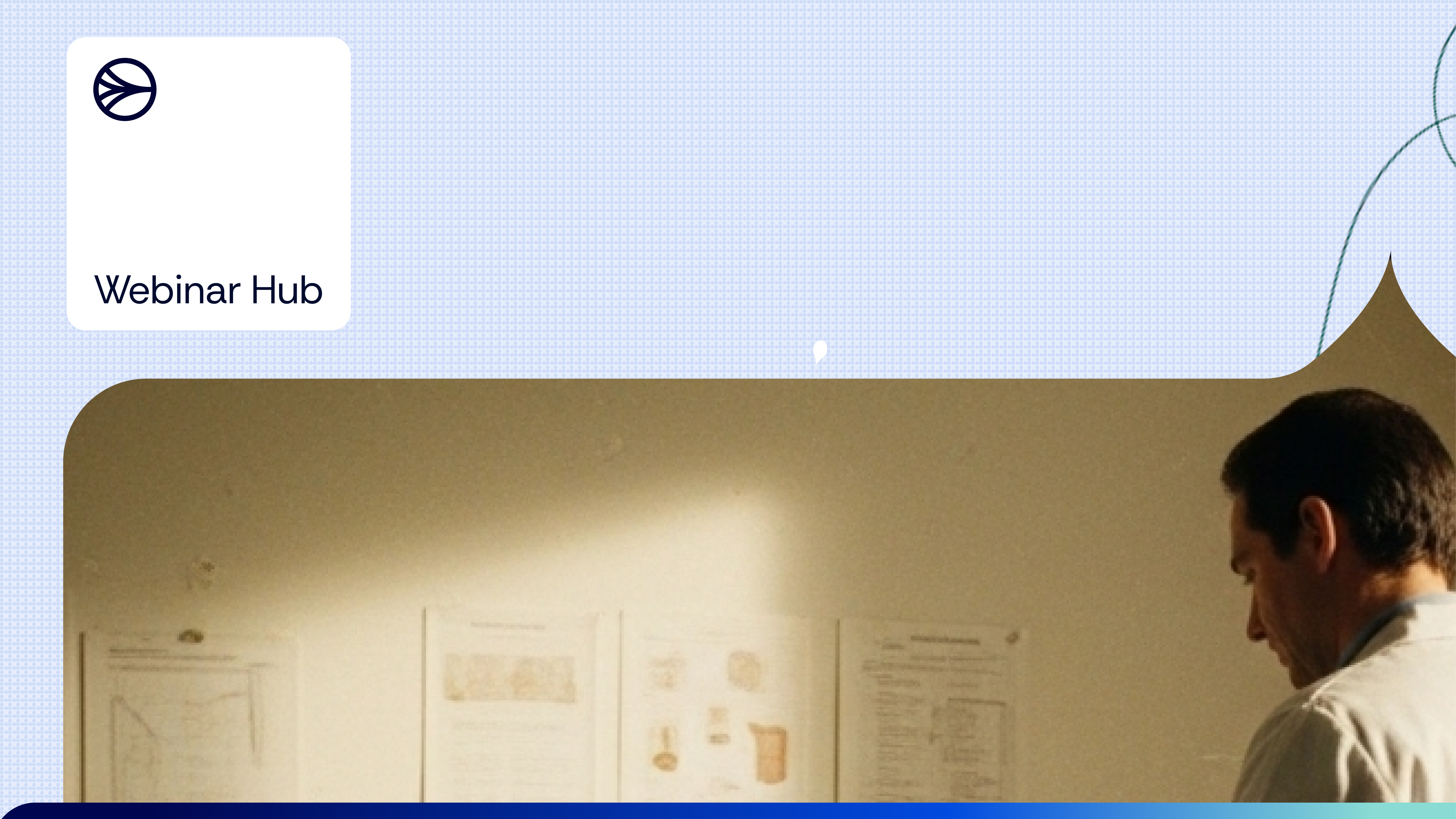 man standind with ta scan bg