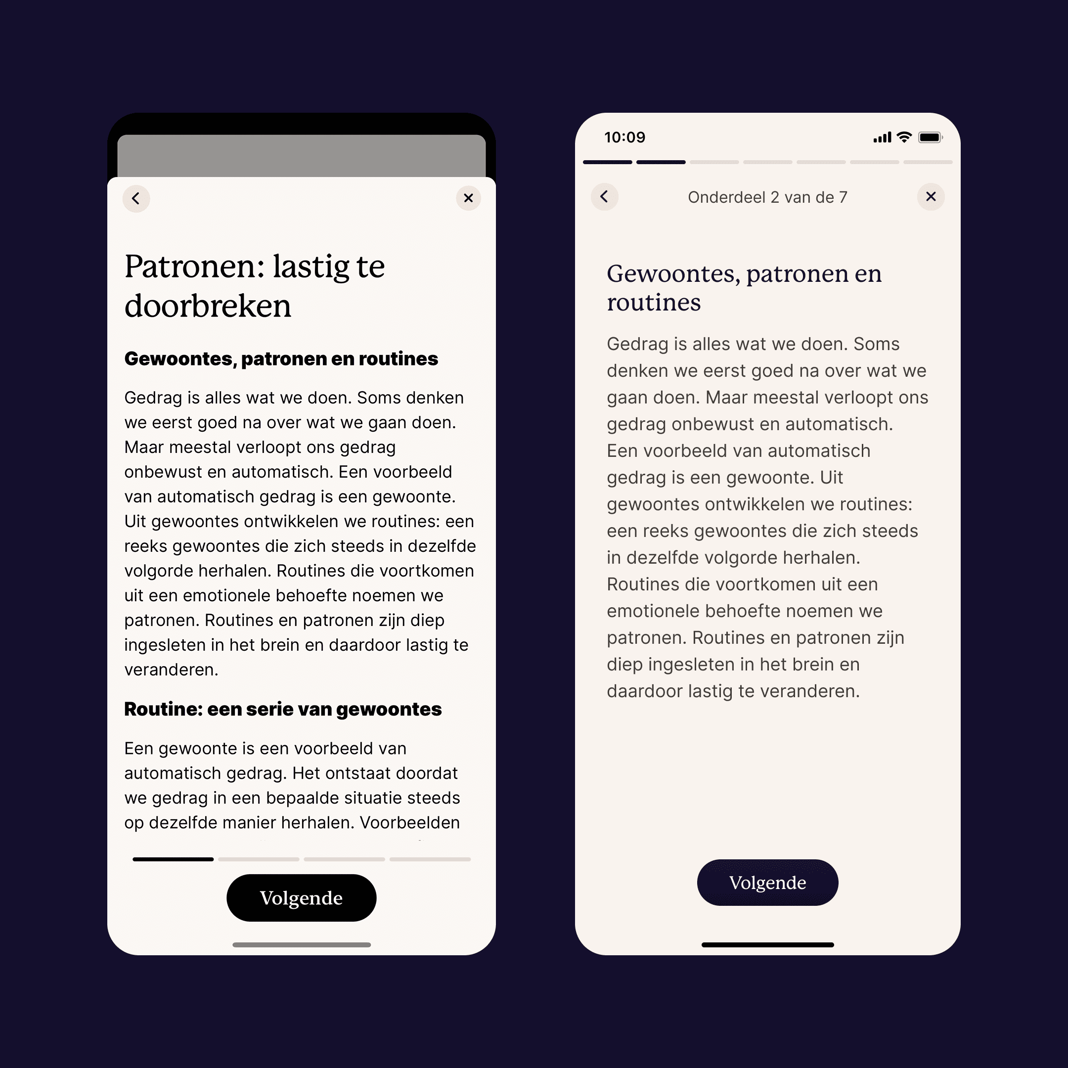 old vs new: smaller bits
