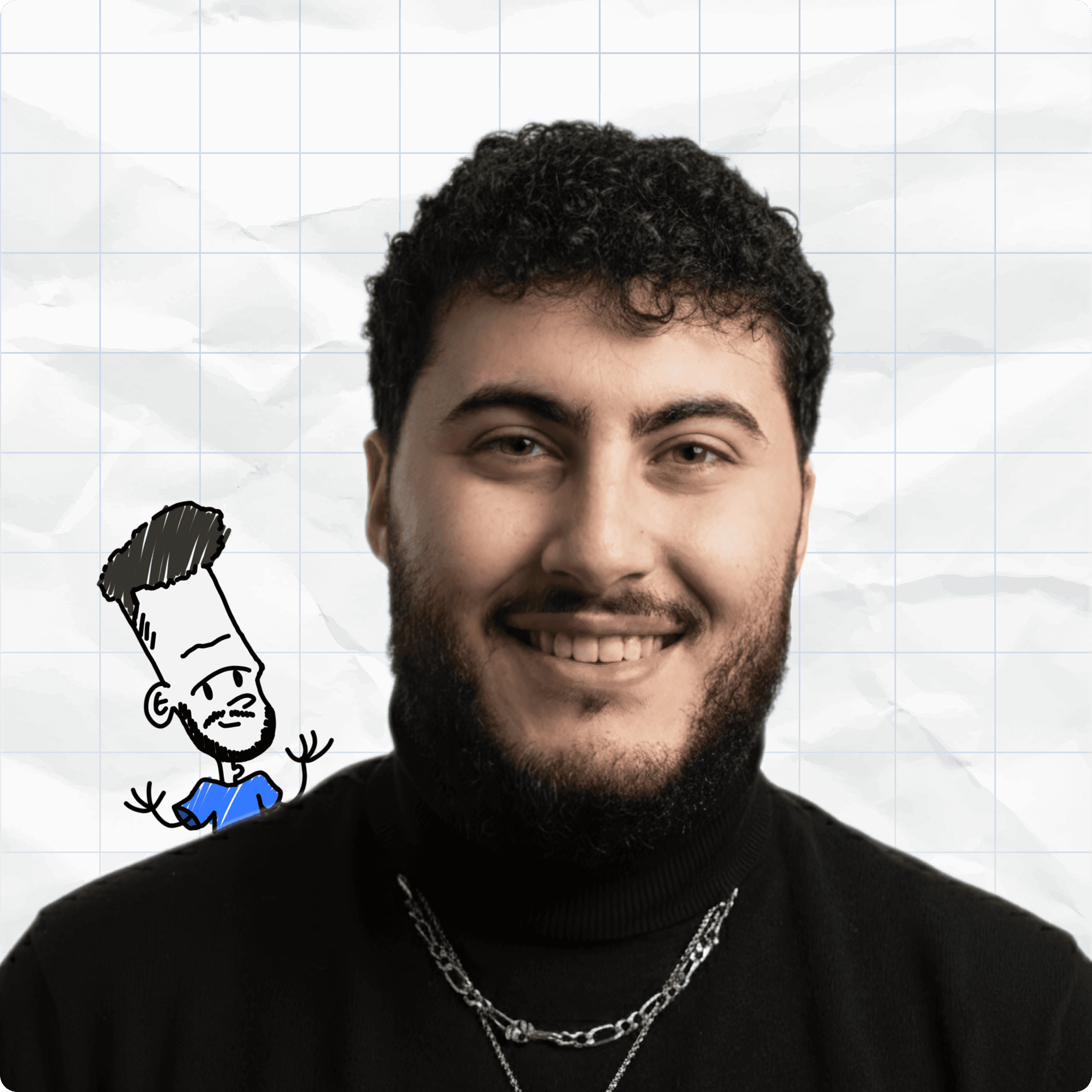 Photo de profil d'Ilies MANATA, Développeur Expert Framer & Ux / Ui Designer, Freelance, Nord