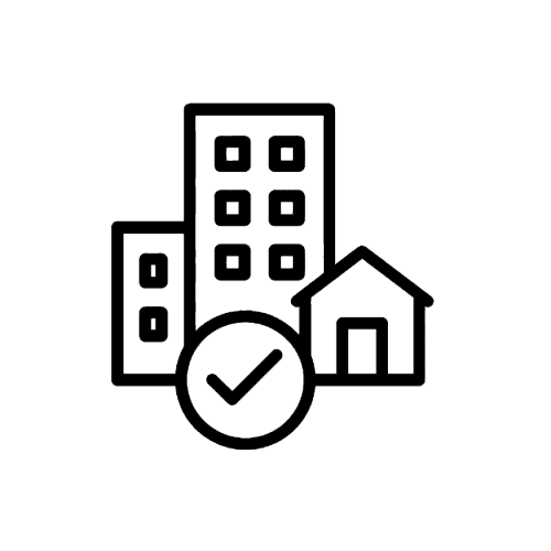 Icon mit Schraubenschlüssel und Pfeilen in drei Richtungen