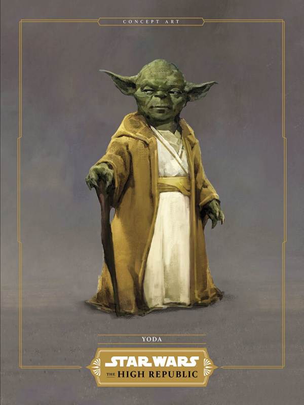 Concept art of Jedi Master Yoda during The High Republic Era.