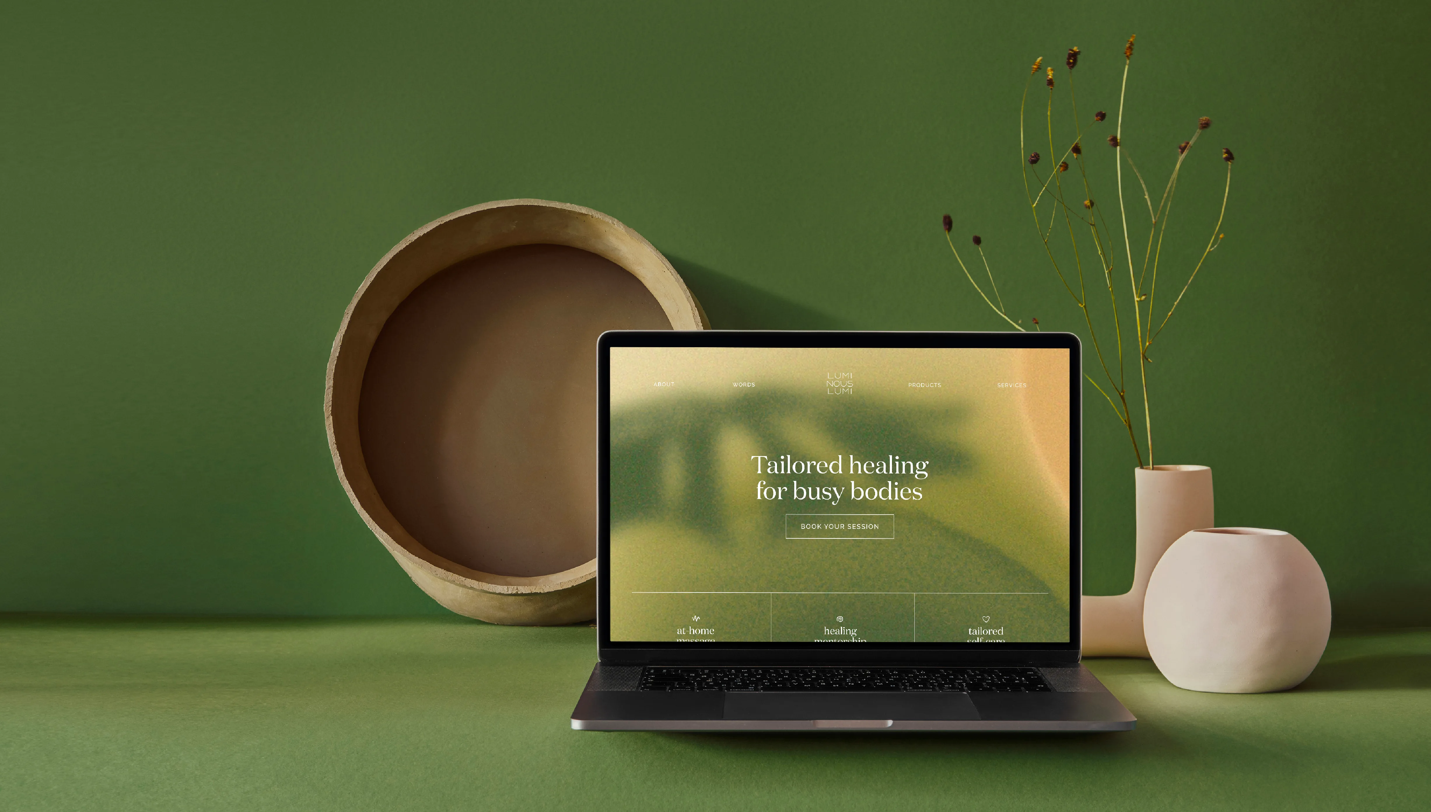 website design for massage therapist