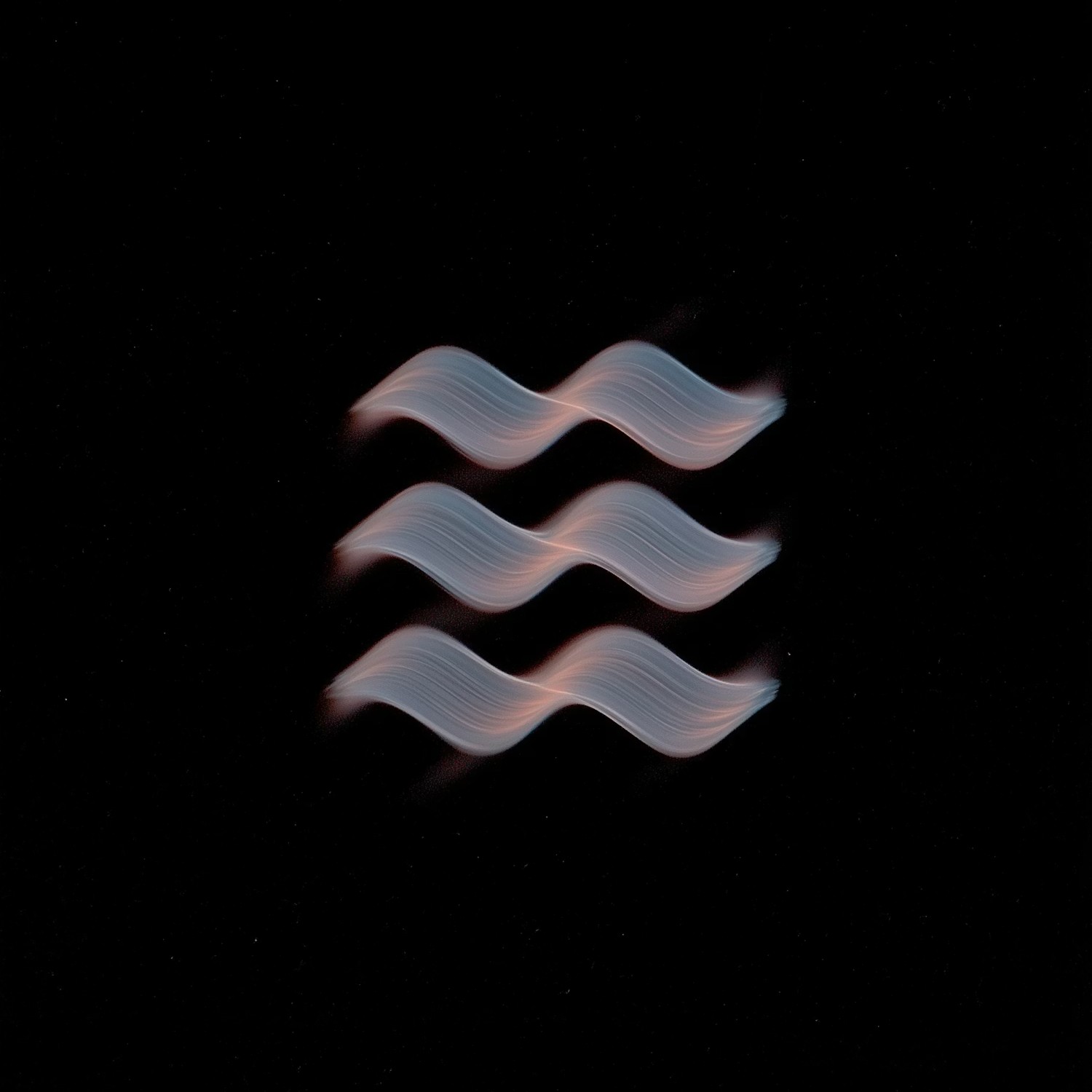 Glowing Wavy Lines