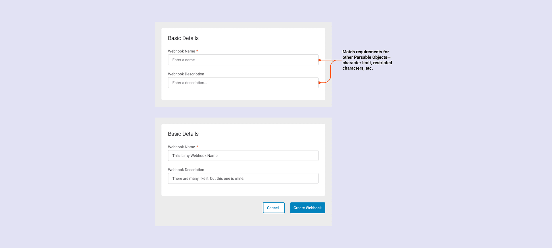 Product interface design 3