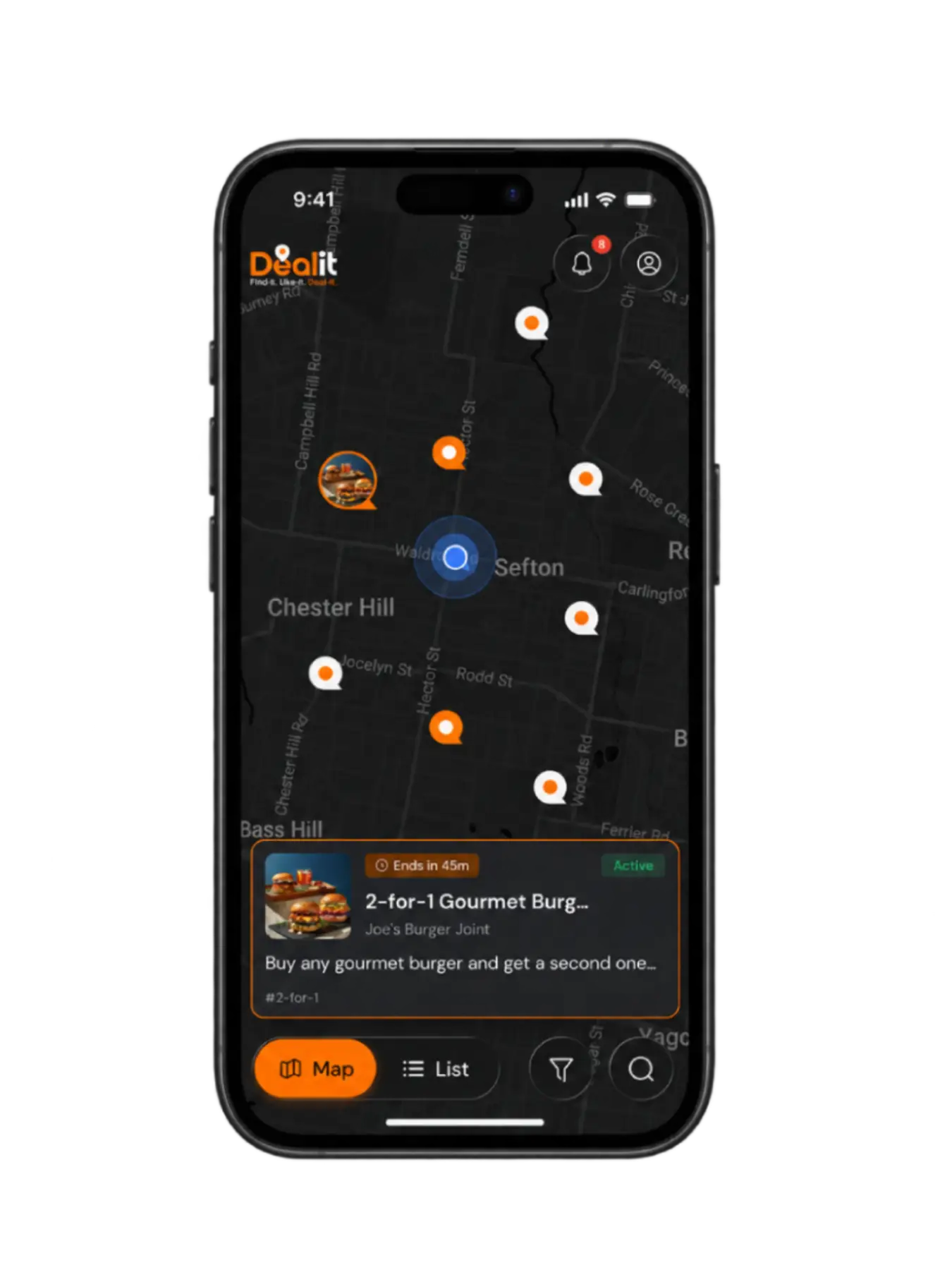 Dealit mobile app interface 1