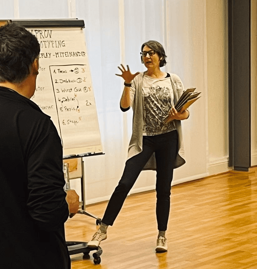 Moderation in einem Team Workshop