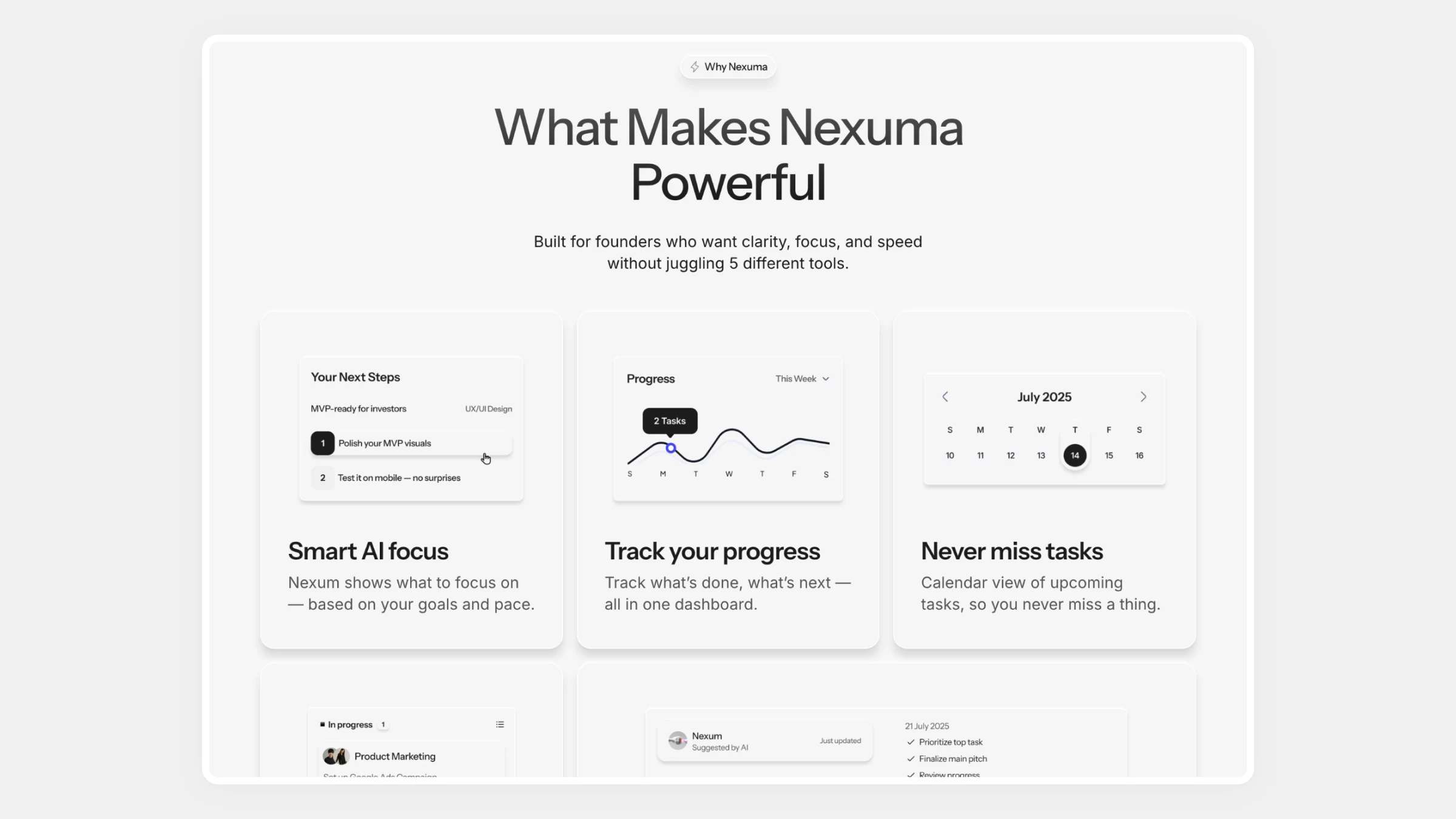 AI dashboard design template for SaaS platforms — modern, clean and data-driven UI by Luna UI