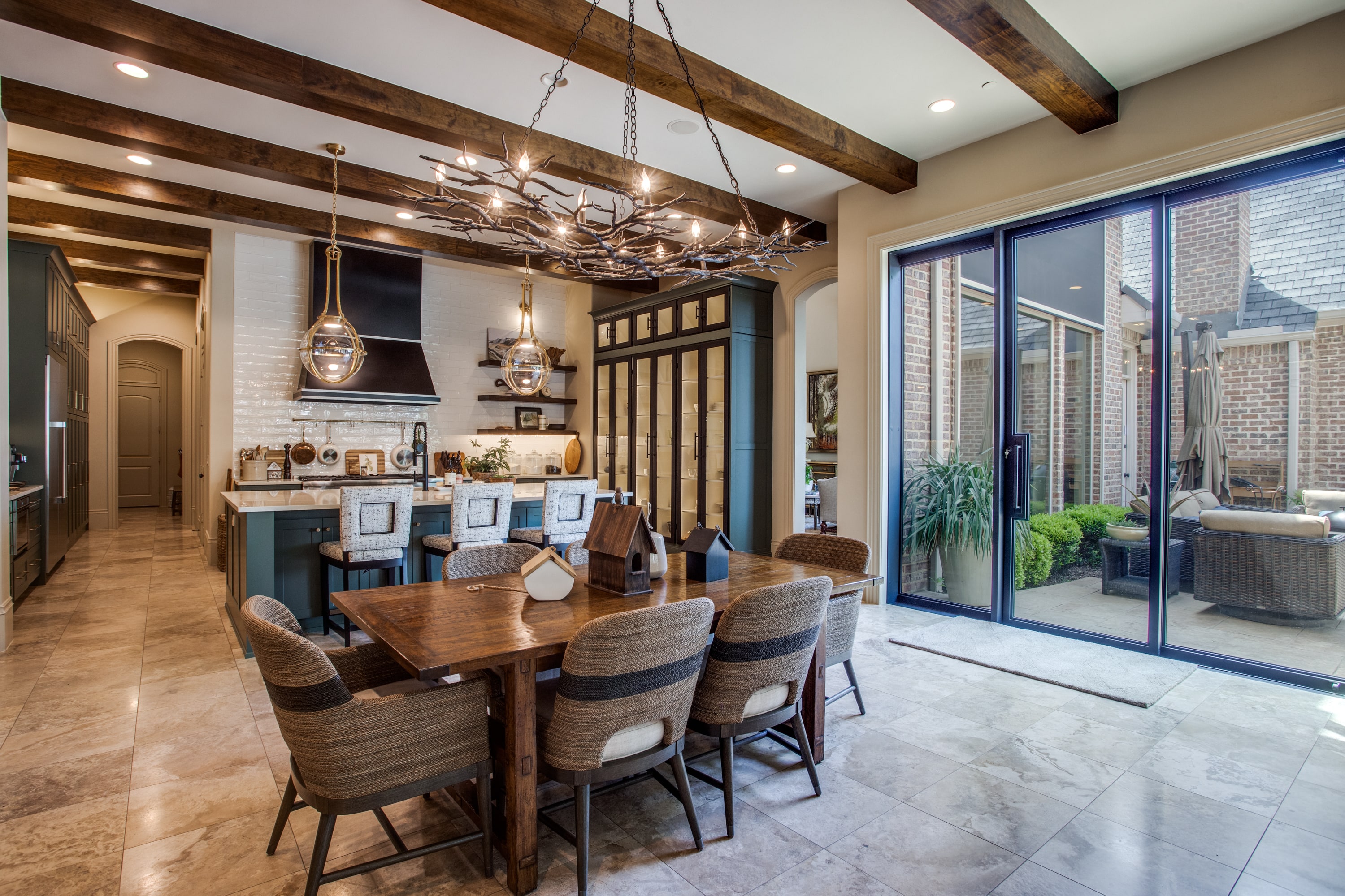 luxury dining area remodel