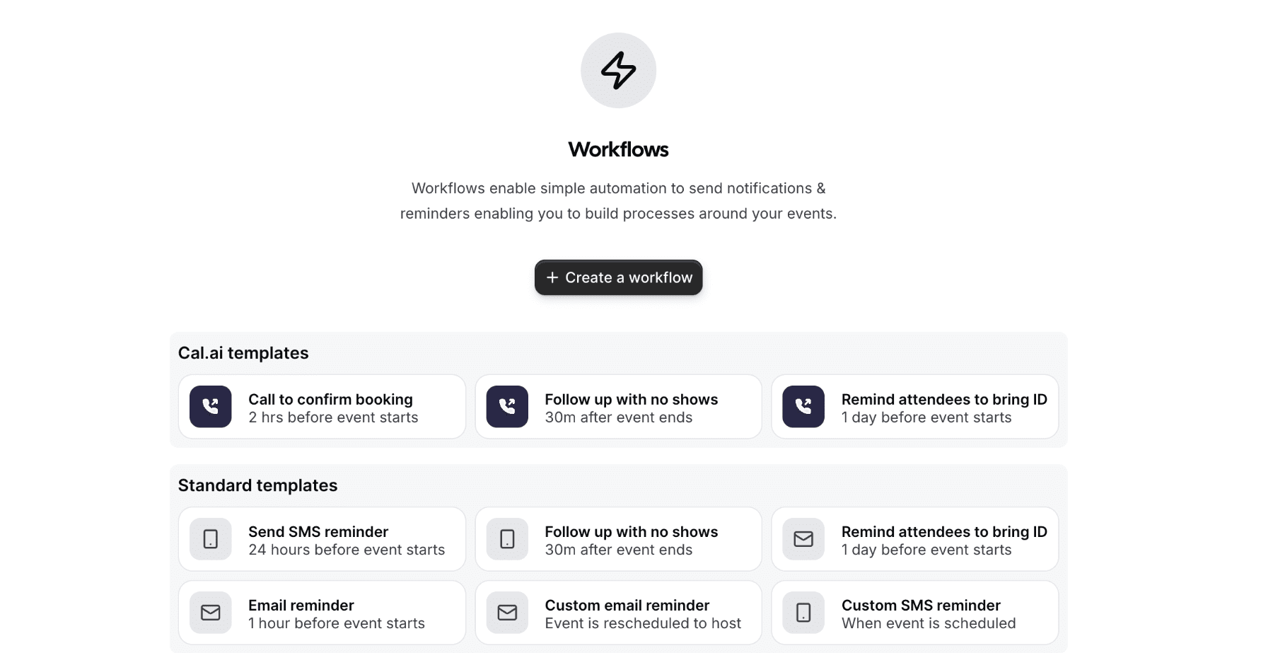 Using workflows in Cal.com