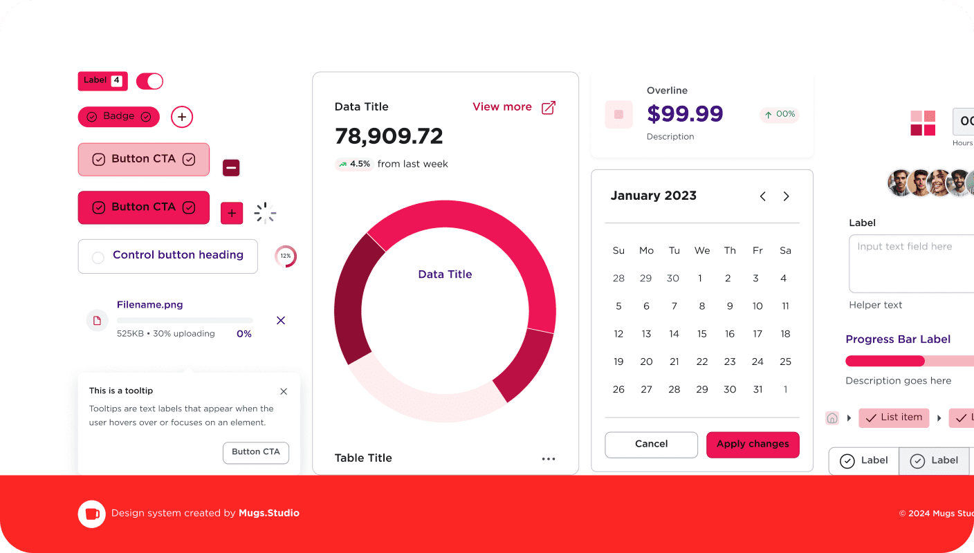 Dessign system components