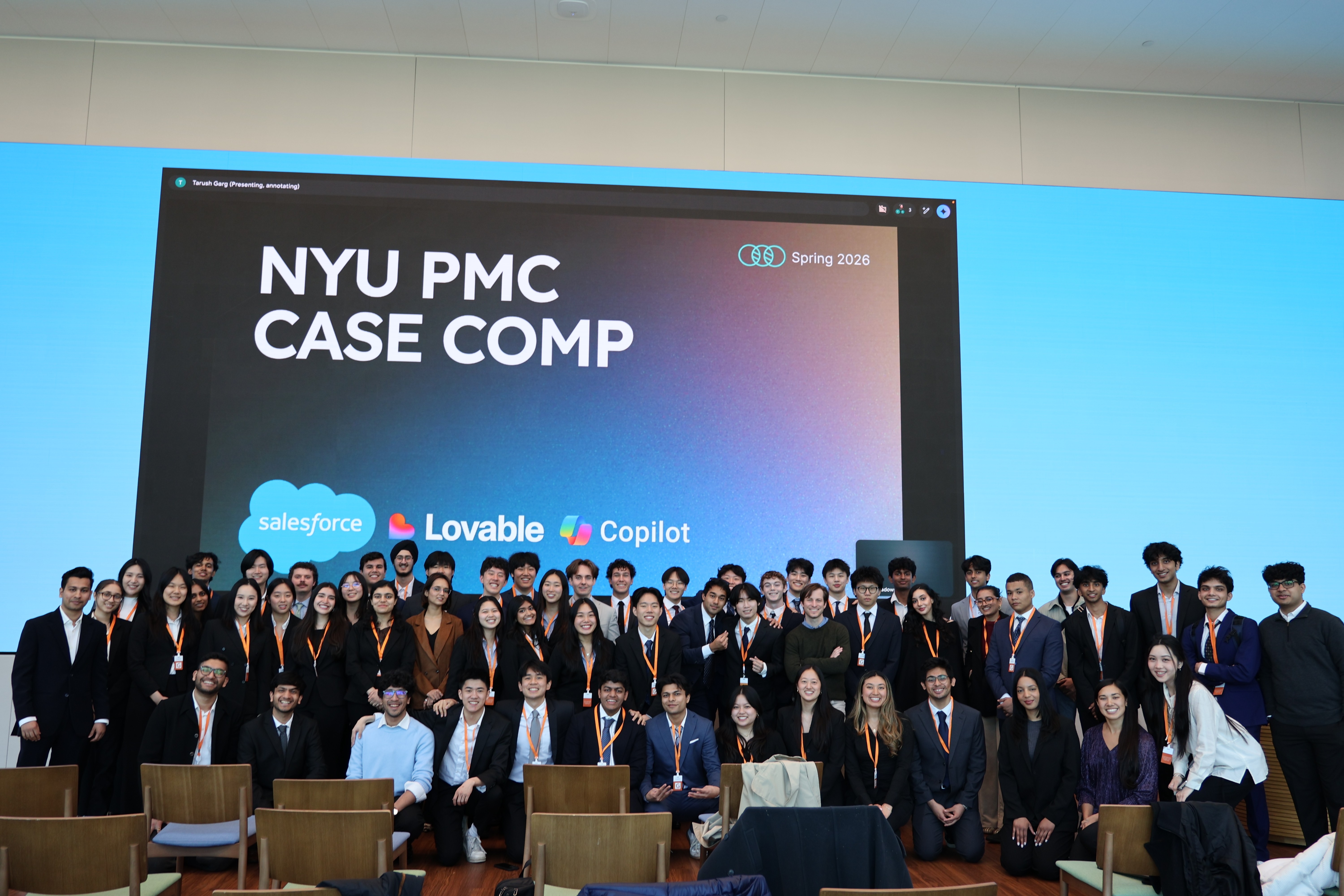 An iPad Pro displaying a landing page analytics website