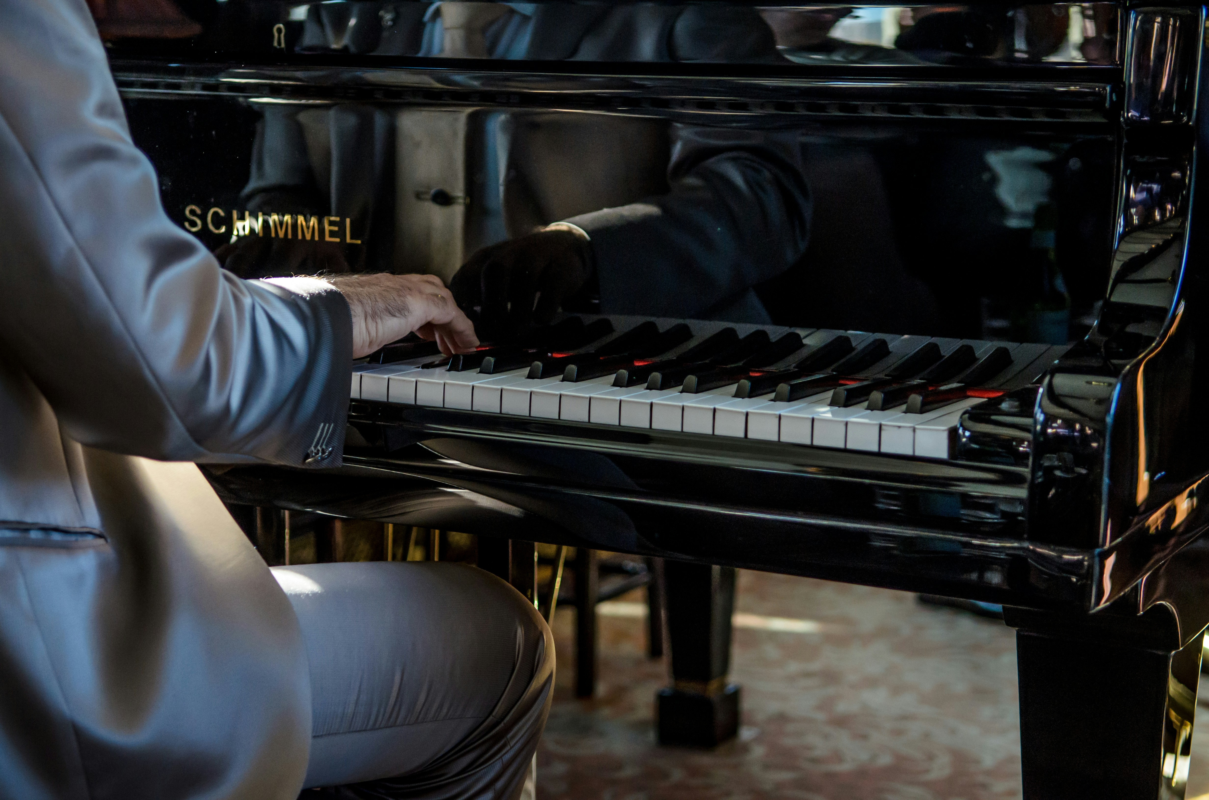 guy playing piano