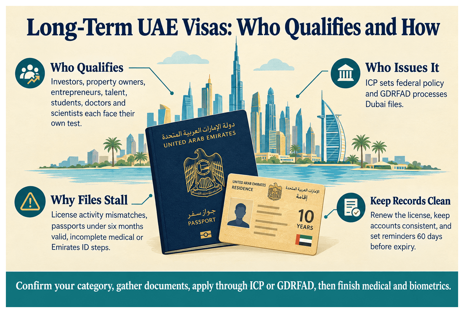 Infographic: What Is a Long-Term Visa in the UAE and Who Qualifies