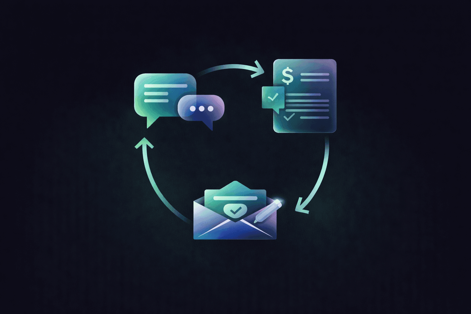 Cashflow chart with income and expense trends, showing $12,000 total balance