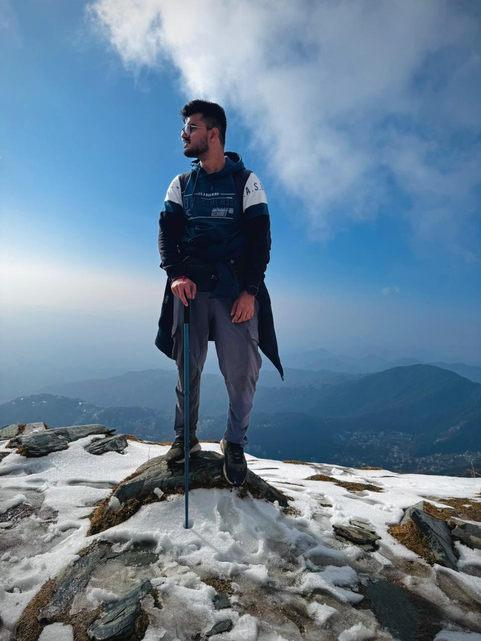 Portrait of portfolio creator – front view