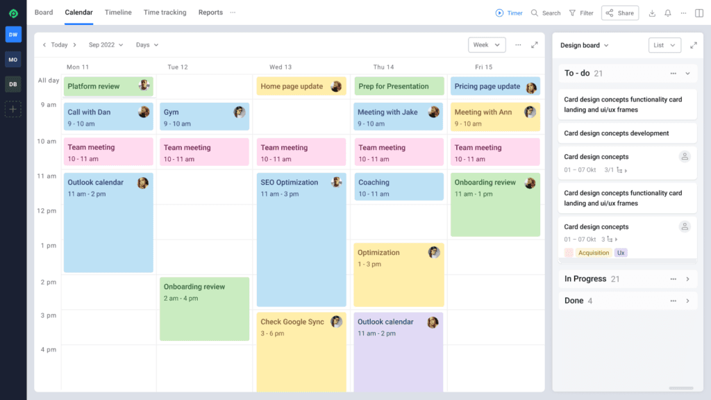 trello online schedule maker