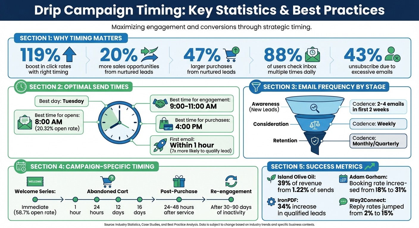 Drip Campaign Timing Statistics and Best Practices