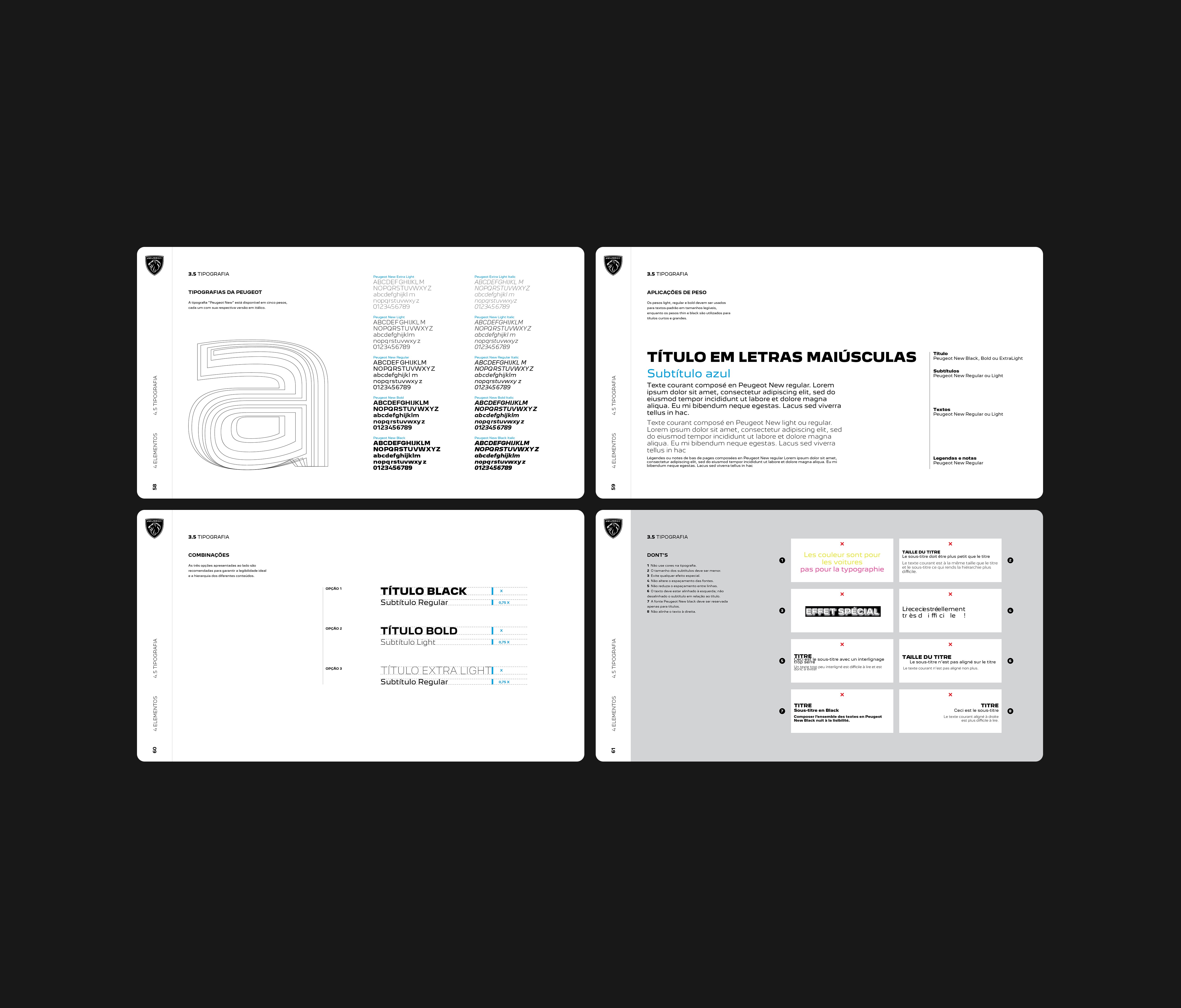 Sandro Rosa - Brand refresh for Peugeot, redefining visual identity, layout logic and digital expression to connect heritage with a younger, digital-first audience while strengthening coherence across campaigns and touchpoints.