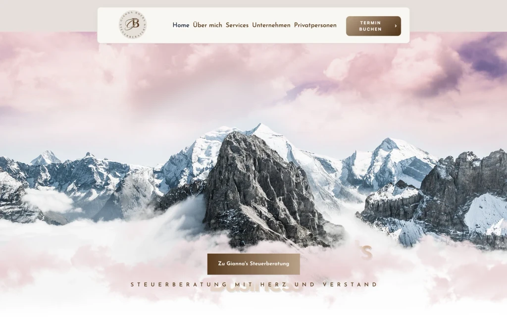 Website von Steuerberatung Boers