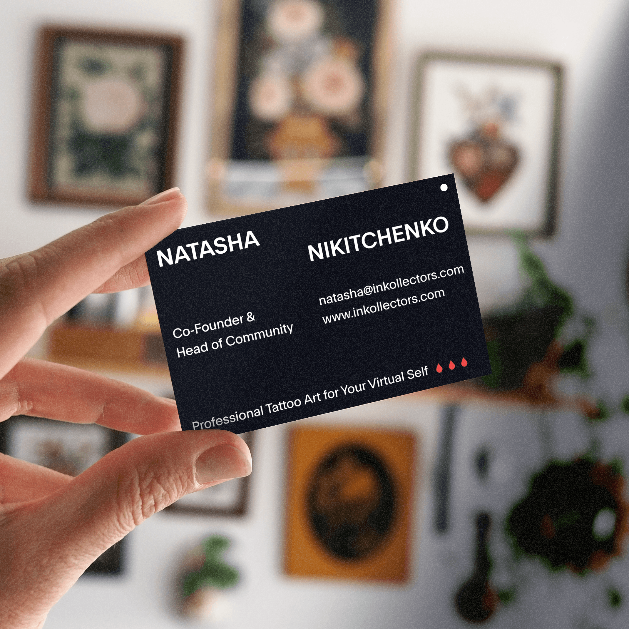 INKOLLECTORS business card - head of community.design.