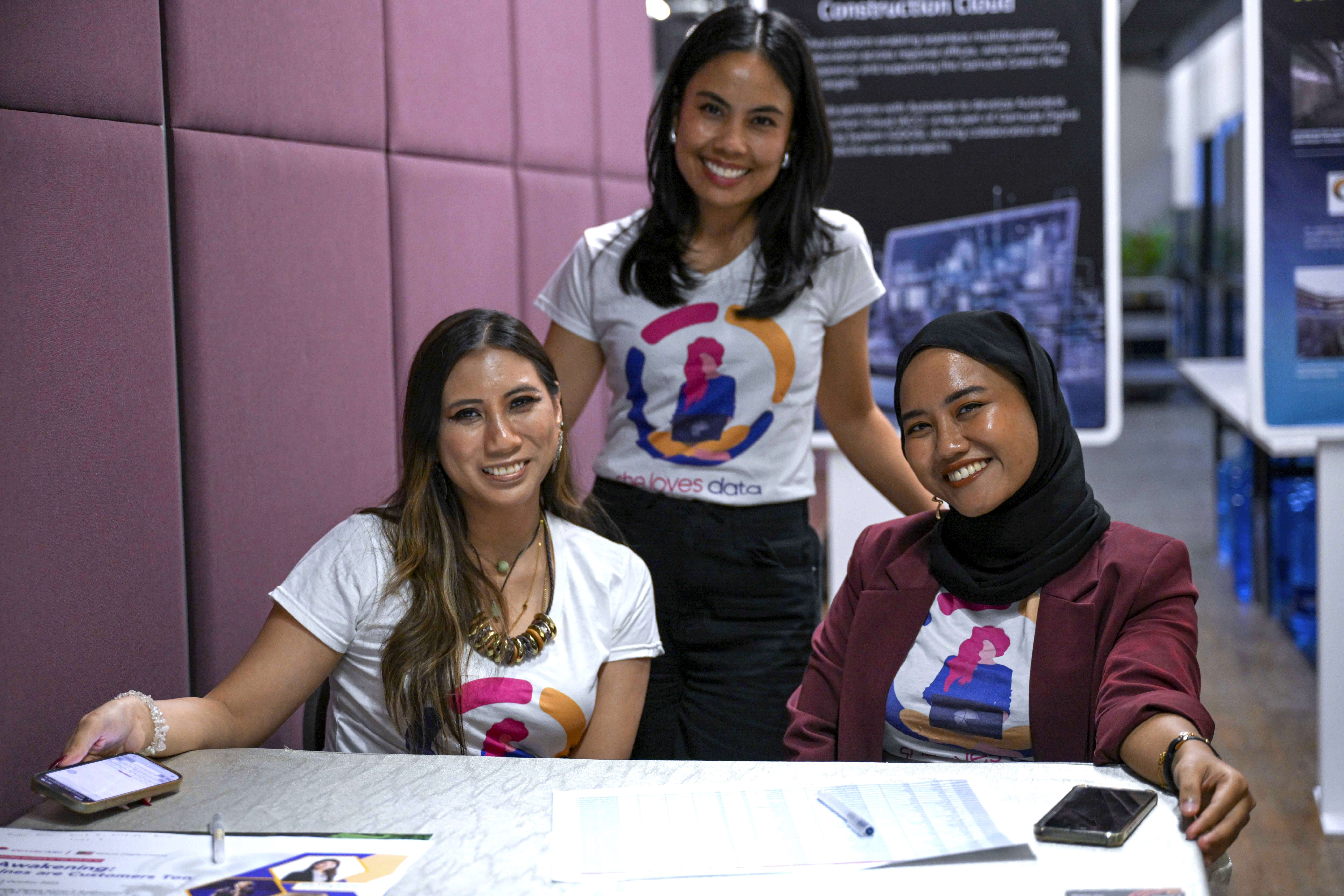 A man organizes various donations